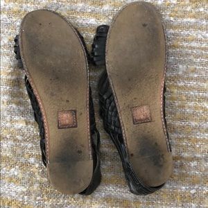 Frye Shoes - Frye black leather sandals, size 8 Frye Shoes - Frye black leather sandals, size 8